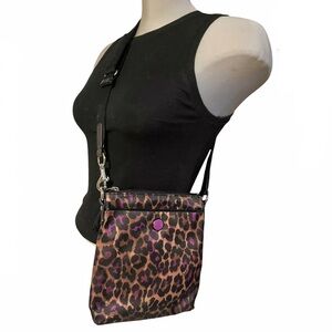Coach Leopard/Purple Crossbody Bag